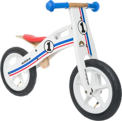 Produktbild von BIKESTAR Kinder Laufrad Holz ab 3 - 4 Jahre | 12 Zoll Lauflernrad | Weiß
