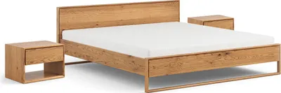 Produktbild von Schlafzimmer-Set Adria 3-teilig Massivholz geölt Ausführung wählbar