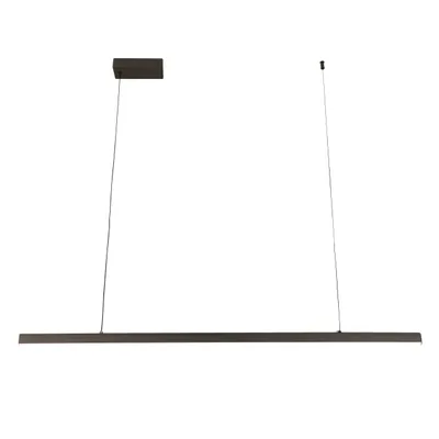 Produktbild von XUDO LED Pendelleuchte 100cm Schwarz Matt, 4000K Neutralweiß, Längliche Esstischlampe