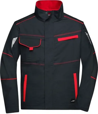 Produktbild von Workwear Jacket - COLOR - carbon/red, Gr. L