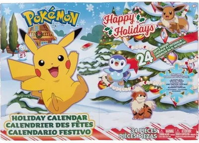 Produktbild von Pokemon Adventskalender - 24 Teile
