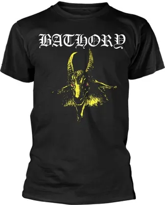 Produktbild von Bathory - T-Shirt für Herren/Damen Uni PH4523 (L) (Schwarz/Gelb)