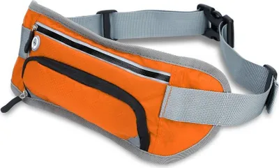 Produktbild von Cadorabo Sport Trinkflasche Bauchtasche in Orange Reflektierend Hüfttasche Gürteltasche Handytasche