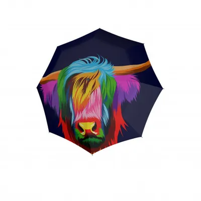 Immagine prodotto di doppler ombrello a bastone ombrello Modern.Art Long Automatic Cattle multicolore