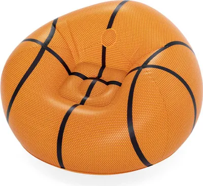 Produktbild von Bestway Riesiger aufblasbarer Basketball-Sessel 114x112x66 cm +6 Jahre Innen- und Garten 75103