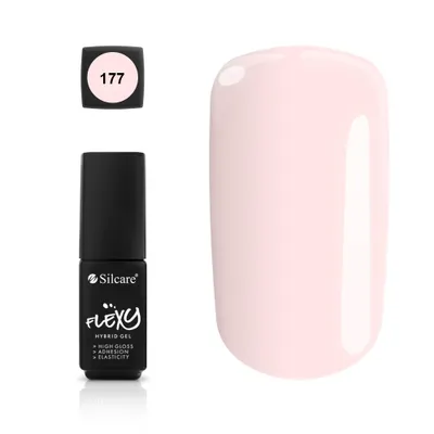 Produktbild von Silcare 4,5g Hybridlack 177 - Hochglänzender Nagellack für langanhaltende Designs