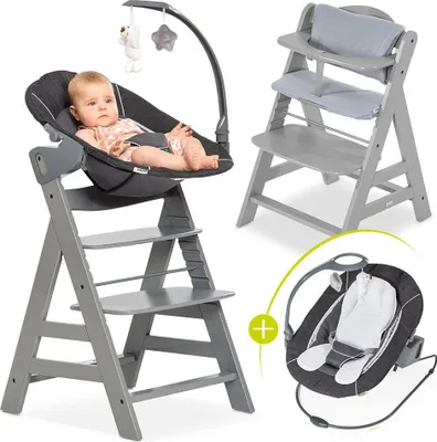 Produktbild von Hauck Alpha Plus Grau Newborn Set Deluxe - 4-tlg.