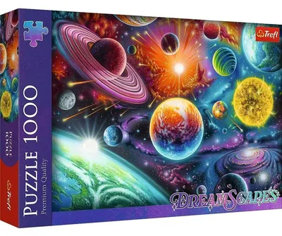 Zdjęcie produktu dla Trefl 1000 el. DreamScapes: Kosmiczna przygoda, 1000 szt., Artystyczny