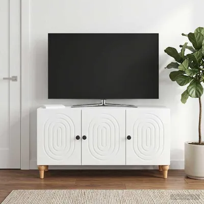 Immagine prodotto di Mobili TV vidaXL 99 x 34,5 x 50 cm, bianco lucido, materiale a base di legno