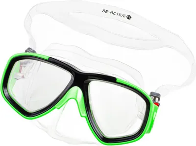 Zdjęcie produktu dla Okulary do pływania maska do wody dla dzieci młodzieży system AntiFog zielony