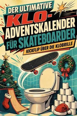 Produktbild von Der ultimative Klo-Adventskalender für Skateboarder