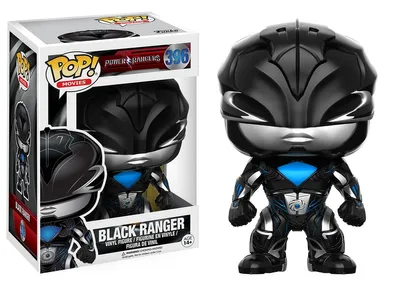 Zdjęcie produktu dla FUNKO Pop! Movies: Power Rangers - Black Ranger, Figurka kolekcjonerska, Film i Seriale