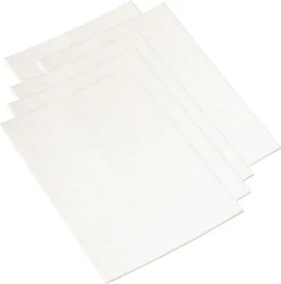 Produktbild von Adsamm® | 5 x selbstklebende Filzplatte | 200x300 mm | Weiß | rechteckig | 3.5 mm starker Filzzuschnitt in von Adsamm®