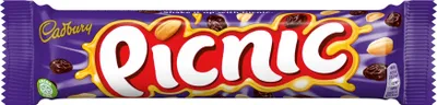 Obrázok produktu pre Cadbury Picnic karamelová, oriešková a čokoládová tyčinka, 48,4 g