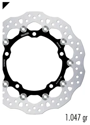 Immagine prodotto di Disco freno Galfer DF218CW WAVE®, completo, flottante, per l'anteriore, dimensioni 290x4,5mm, compatibile con Kawasaki