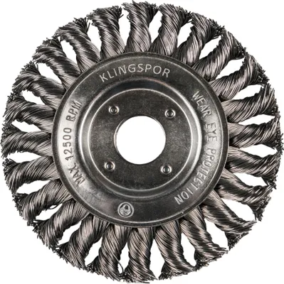 Image de K.Brosse à roue 125mm m14 br600z fil torsadé