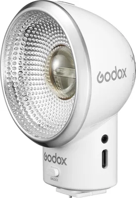 Obrázek produktu pro Godox LUX ELF retro blesk pro fotoaparáty, univerzální přenosný připínací blesk, záblesková jednotka pro fotoaparáty, 5 úrovní výkonu, vestavěná dobíjecí baterie s nabíjecím kabelem typu C, kompatibilní s fotoaparáty Canon, Sony a Nikon