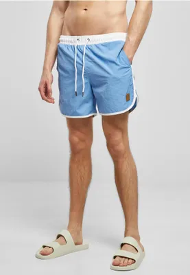 Produktbild von TB2050 - Retro Swimshorts white/horizonblue 4XL