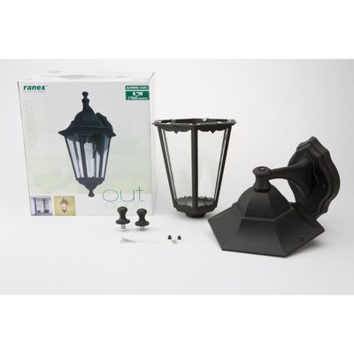 Classico Wandleuchte 230V Schwarz