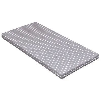 Produktbild von Baby-Delux Babymatratze 70x140 Grey Stars Schaumstoff Matratze für Kinderbett Babybett