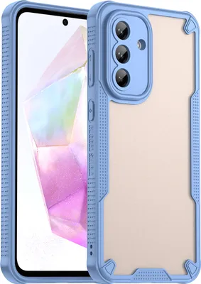 Immagine prodotto di Custodia protettiva per Samsung Galaxy A36 5G, lato posteriore traslucido opaco, custodia bumper in TPU Blu