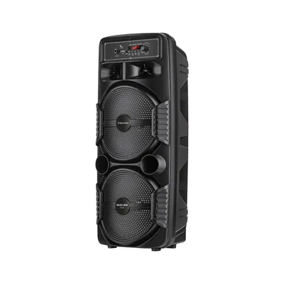 Produktbild von Bluetooth LED Boombox Karaoke-Lautsprecher USB AUX 10W Kruger&Matz