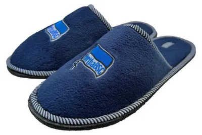 Produktbild von Hertha BSC Fan-Pantoffeln aus 100 % Polyester in Navy, Schuhgröße 37/38