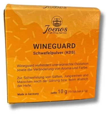 Zdjęcie produktu dla Joenos Wineguard (proszek siarki/KDS) do siarki w winie i moszczu, 10 x 1 g