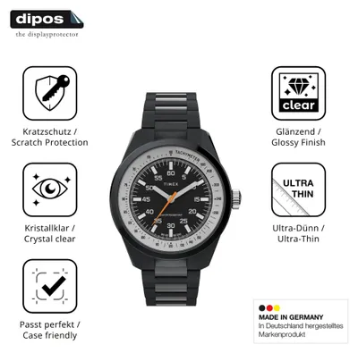 Produktbild von 6x Schutzfolie für Timex Huckberry x Timex 1979 klar Displayschutzfolie Folie Display Schutz dipos