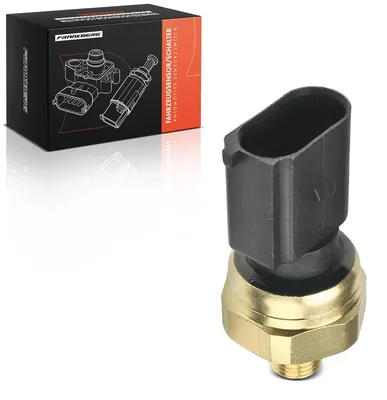 Immagine prodotto di Sensore di pressione carburante - Sensore di alta pressione per sistema di iniezione - Compatibile con VW Golf, Passat, Touareg, Audi A3, A4, A8, R8, TT, Seat, Skoda - Codici originali: 504088732, 8099063, 51274210178
