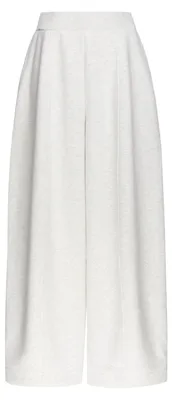Produktbild von Damen Hose mit lockerem Schnitt und weitem Bein, elastischer Bund, Größe S, grau