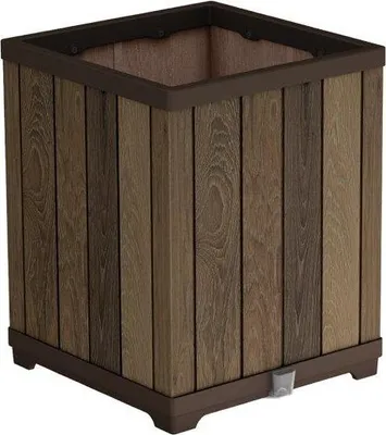 Image de KETER 261033 garden planter walnut
