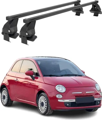 Immagine prodotto di Barre trasversali Menabo per Fiat 500 2007-2024 Nero