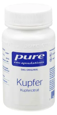 Image de Pure Encapsulations Gélules de citrate de cuivre 60pcs