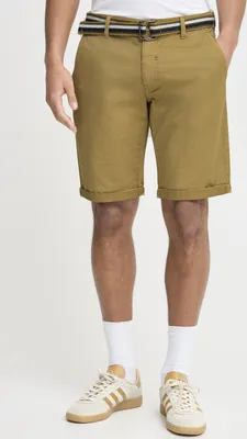 Produktbild von Blend BHBruno Herren Chino Shorts Bermuda kurze Hose mit Gürtel Stretch Eingrifftaschen Baumwollmischung Regular fit