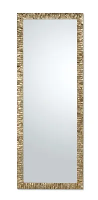 Immagine prodotto di MO.WA Specchio Specchio da parete Specchio a figura intera Moderno 55x145 cm Argento Cornice in legno antico Specchio verticale e orizzontale, specchio per corridoio Specchio per armadio
