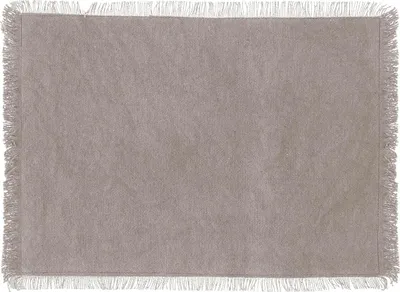 Image de Set de table en coton 30 x 45 cm Mahas gris