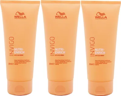 Produktbild von Wella INVIGO Nutri Enrich 3 x 200 ml Conditioner für trockenes Haar Set