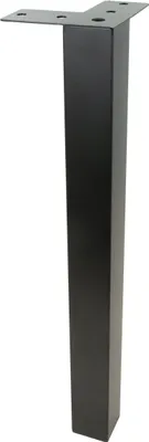 Obrázek produktu pro Čtvercová kovová nábytková noha, matná černá, 40 cm - Elegantní podpěra pro moderní design nábytku, model Versa.
