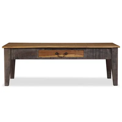 Produktbild von vidaXL Couchtisch Massivholz Vintage 118 x 60 x 40 cm