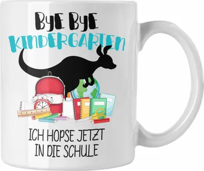Produktbild von Trendation - Schulkind 2022 Einschulung Mädchen Junge Geschenk Schultüte Tasse Schulstart 1. Schultag Schuleinführung Schulanfang Geschenkidee (Weiß)