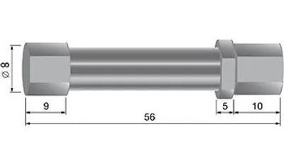 Image de Vis de réglage double pour câble ø : 8 mm