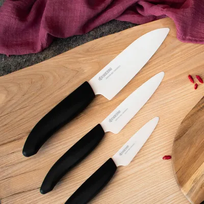 Immagine prodotto di KYOCERA | Coltello per verdure in Vetroceramica, linea GEN NATURE, colore nero