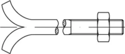 Produktbild von Reyher  Steinschrauben DIN 529 Mu St. CM 24x450 vz (5 Stück)