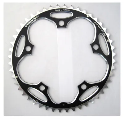 Obrázek produktu pro Převodník Stronglight pro kazety Shimano 9/10 rychlostí, průměr 130 mm, 46 zubů.