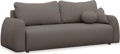Produktbild von Selsey Nubelle – Sofa 3-Sitzer mit Schlaffunktion & Stauraum, Chenille, braun