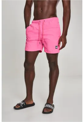 Obrázek produktu pro Pánské kraťasy Urban Classics Block Swim Shorts neonpink - 5XL
