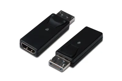 Produktbild von DIGITUS DisplayPort Adapter DPort -> HDMI St/Bu FullHD 1.1a