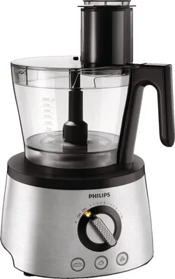 Zdjęcie produktu dla Philips 7000 series Robot kuchenny HR7778/00 z serii 7000, 3,4 l, Obrotowy, Przyciski, 20000 RPM, 20000 RPM, 23000 RPM, 2,2 l