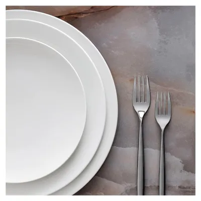 Produktbild von MetroChic Blanc Platzteller und Tortenplatte, Durchmesser 33 cm, Weiß